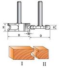 45 # कार्बन स्टील बांसुरी माइक्रो अनाज कार्बाइड टिप्स TCT रूटर बिट woodworking के लिए सेट करें