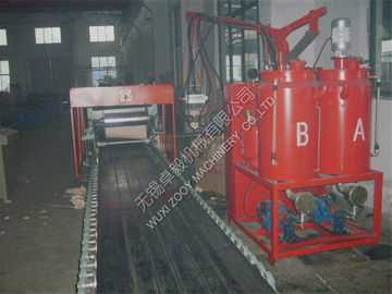 एल्यूमीनियम पन्नी के साथ 35kw की छत polyurethane सैंडविच पैनल उत्पादन लाइन का सामना करना पड़