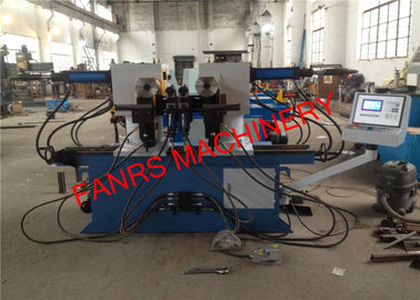 दो सिर molds के साथ हाइड्रोलिक पाइप झुकने मशीन PLC नियंत्रण प्रणाली